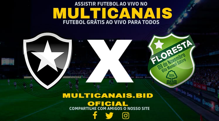 Assistir Botafogo x Floresta Ao Vivo Online HD 13/01/2024