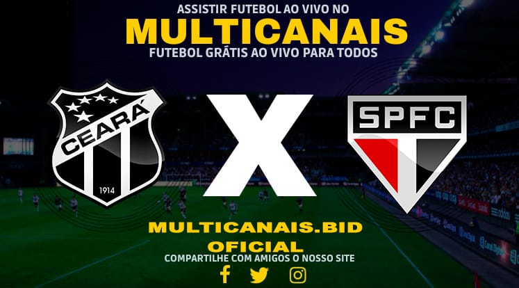 Assistir Ceará x São Paulo Ao Vivo Online HD 12/01/2024