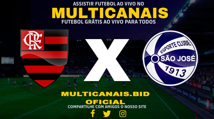 Assistir Flamengo x São José Ao Vivo Online HD 15/01/2024