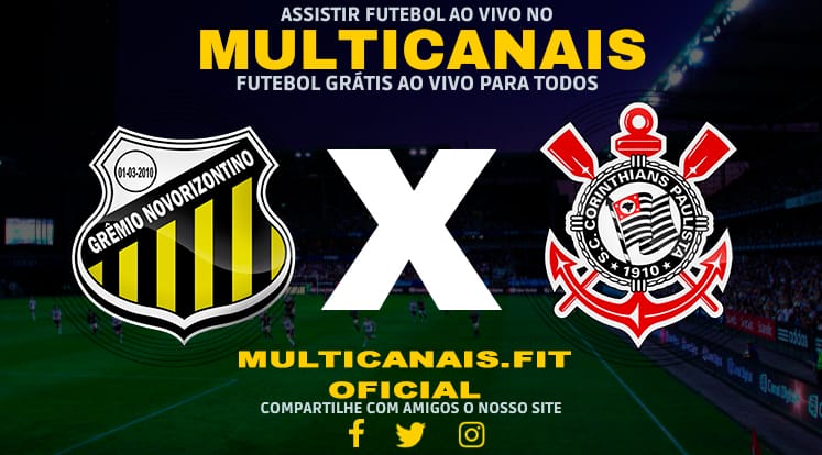 Assistir Novorizontino x Corinthians Ao Vivo Online HD 22/01/2024