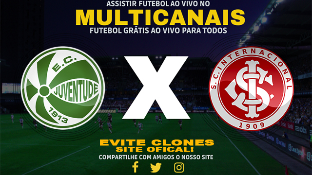 Assistir Juventude x Internacional AO VIVO Online 13/07/2024