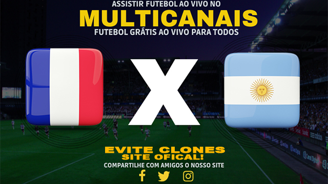 Assistir França x Argentina AO VIVO Online 02/07/2024