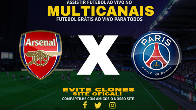 Assistir Arsenal x PSG AO VIVO Online 01/10/2024