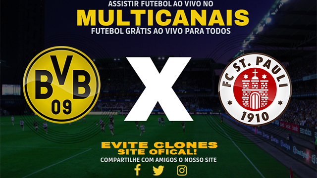 Assistir Borussia Dortmund x St. Pauli AO VIVO Online 18/10/2024