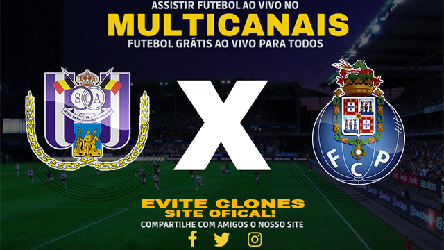 Assistir Anderlecht x Porto AO VIVO Online 28/11/2024