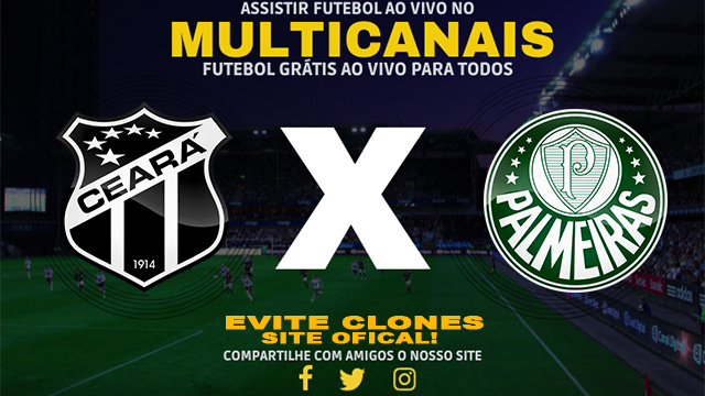 Assistir Ceará x Palmeiras AO VIVO Online 26/11/2024