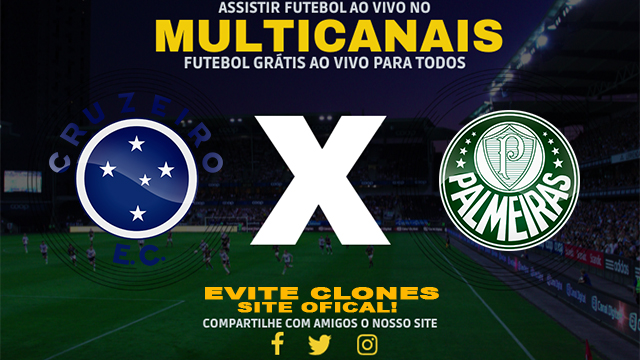 Assistir Cruzeiro x Palmeiras AO VIVO Online 07/11/2024