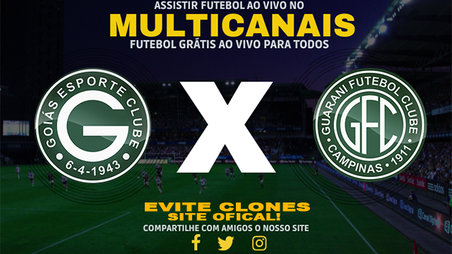 Assistir Goiás x Guarani AO VIVO Online 02/11/2024