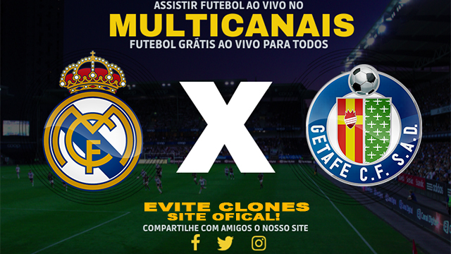 Assistir Real Madrid x Getafe AO VIVO Online 01/12/2024