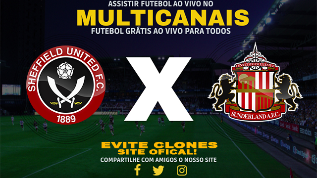 Assistir Sheffield x Sunderland AO VIVO Online 29/11/2024