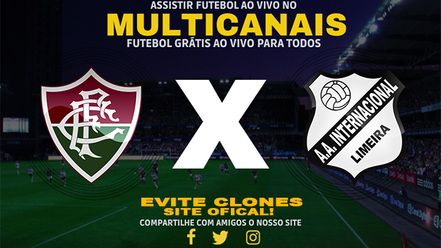 Assistir Fluminense x Inter Limeira AO VIVO Online 03/01/2025