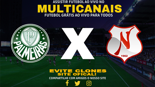 Assistir Palmeiras x Náutico AO VIVO Online 03/01/2025