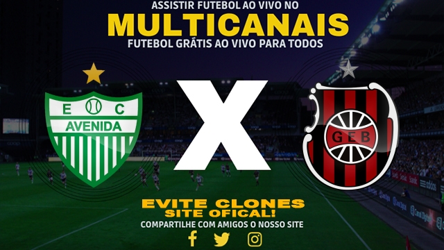 Assistir Avenida x Pelotas AO VIVO Online 09/03/2025