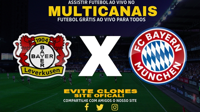 Assistir Bayer Leverkusen x Bayern de Munique AO VIVO Online 11/03/2025