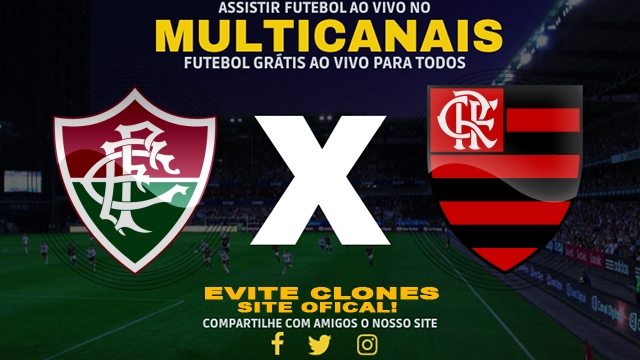 Assistir Fluminense x Flamengo AO VIVO Online 12/03/2025