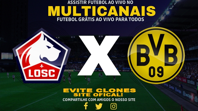 Assistir Lille x Borussia Dortmund AO VIVO Online 12/03/2025