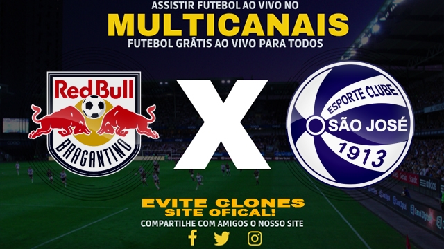 Assistir Red Bull Bragantino x São José-RS AO VIVO Online 11/03/2025